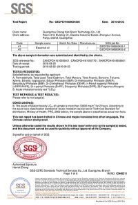 SCENTA SGS certificate